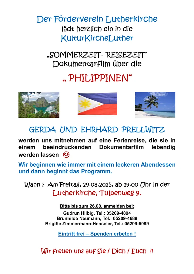 Plakat KKL 29.8.25 Philippinen